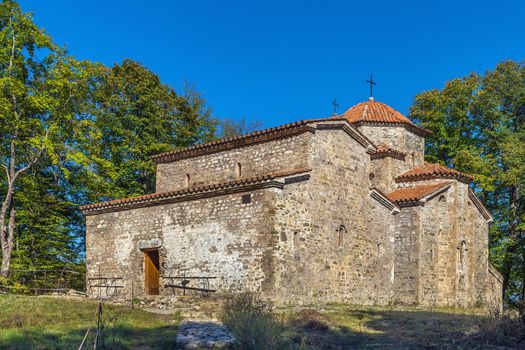 The architectural ensemble Dzveli (Old) Shuamta is Georgian Orthodox Monastery in 7 km from Telavi, Georgia