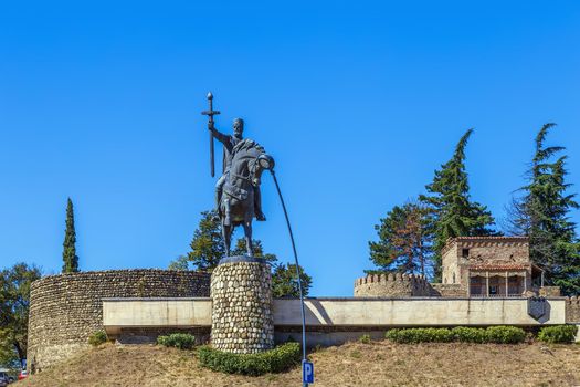 Statue of King Erekle (Heraclius) II in Telavi, Georgia