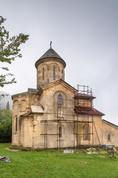 Gelati is a medieval monastic complex near Kutaisi, Georgia. Gelati was founded in 1106 by King David IV. St. George church