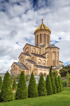 Holy Trinity Cathedral of Tbilisi commonly known as Sameba is the main cathedral of the Georgian Orthodox Church