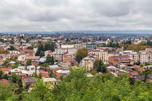 View of Kutaisi city from Bagrati Cathedral, Georgia