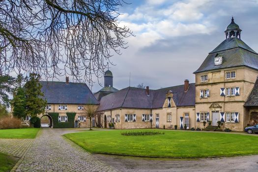 Westerwinkel Castle is a baroque water castle in the district of Ascheberg Herbern in Munsterland, Germany. Courtyard