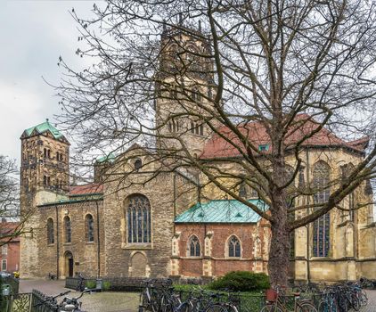 St. Ludgeri church is one of the oldest Catholic sacred buildings and was built in 1173, Munster, Germany