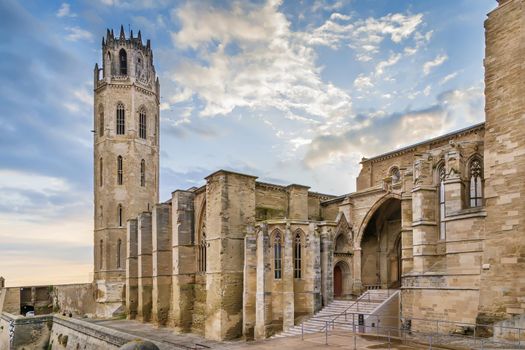 Cathedral of St. Mary of La Seu Vella is the former cathedral church of the Roman Catholic Diocese of Lleida, in Lleida, Catalonia, Spain, located on top of Lleida hill.