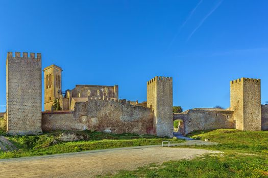 Cerco de Artajona is great middle age fortress / castle in Artajona, Spain