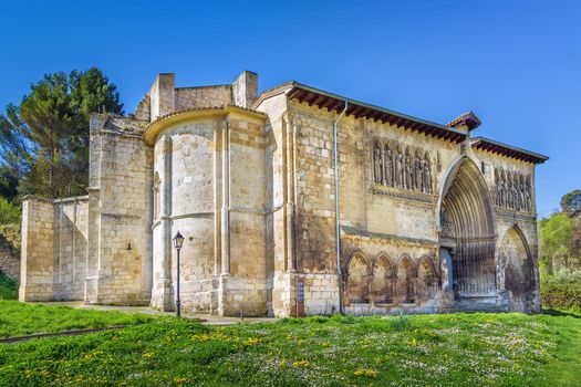 Church of Holy Sepulchre is one of the finest examples of Gothic sculpture in Navarre, Estella, Spain