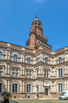 Hotel d'Assezat is a Renaissance palace of the 16th century, Toulouse, France