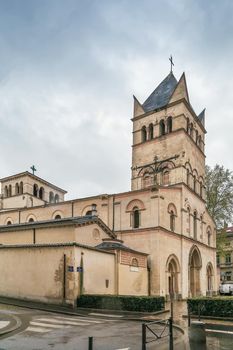 Basilica of Saint-Martin d'Ainay is a Romanesque church in the historic centre of Lyon, France