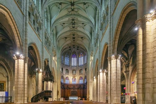 Church of Saint-Nizier is a church in Lyon city center, France. Interior