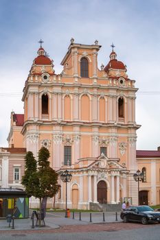 Church of St. Casimir is a Roman Catholic church in Vilnius Old Town, Lithuania. It is the first and the oldest baroque church in Vilnius, built in 1618.