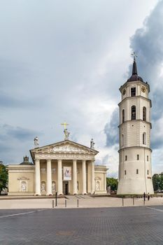 Cathedral Basilica of St Stanislaus and St Ladislaus in Vilnius, Lithuania