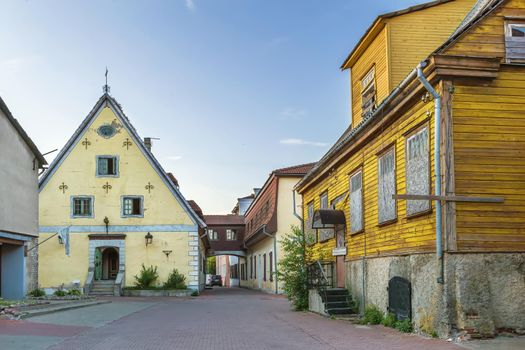 Street in Parnu city center, Estonia