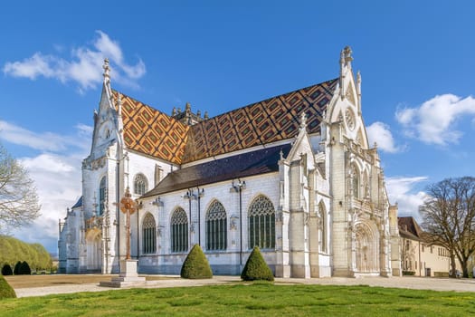 Church of Royal Monastery of Brou in Bourg-en-Bresse, France