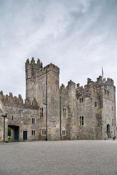 Kilkea Castle is a medieval stronghold near the village of Kilkea, Ireland