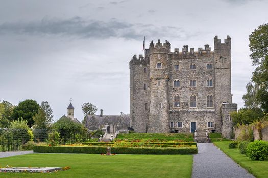 Kilkea Castle is a medieval stronghold near the village of Kilkea, Ireland