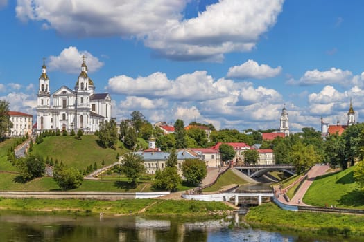 View of Vitebsk from Western Dvina river, Belarus