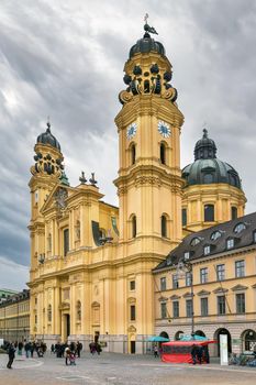  Theatine Church of St. Cajetan is a Catholic church in Munich, Germany. Built from 1663 to 1690