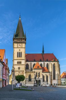 Basilica of St Giles in Bardejov, Slovakia, is a Gothic sacral building, which is situated in the northern part of the Town-Hall square 