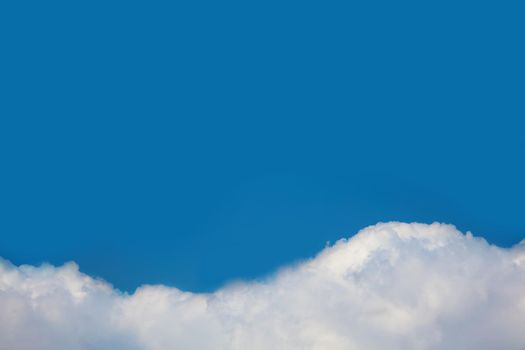Background blue sky with white cloud.