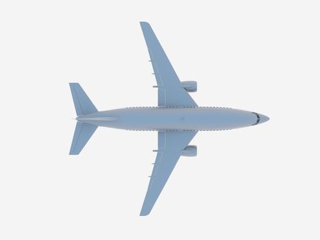Commercial Passenger Plane in Air in Sky, Vacation Travel by Air Transport, Airliner Take Off Flying, Aircraft Flight and Aviation Route Airline Sign, Aviation Cargo Service 3d Illustration