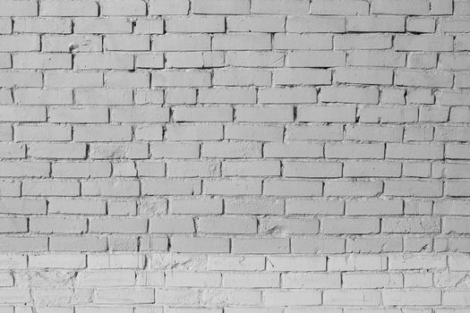 Background of wide white brick wall texture. Old brown brick wall concrete or stone textured, wallpaper limestone abstract wall. Home or office design backdrop.