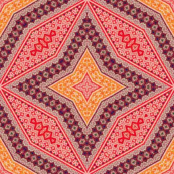 Colorful abstract kaleidoscope or endless pattern for background used.