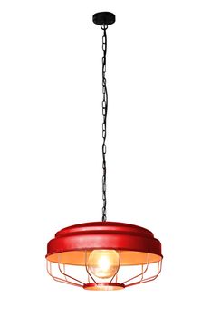Hanging lamp isolated on white background, with clipping path.