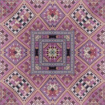 Colorful abstract kaleidoscope or endless pattern for background used.