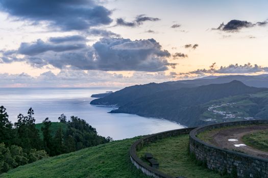 Cityscape in Sao Miguel en Azores, Potugal.