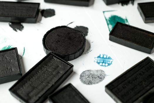 used stamp pad Ink cartridge