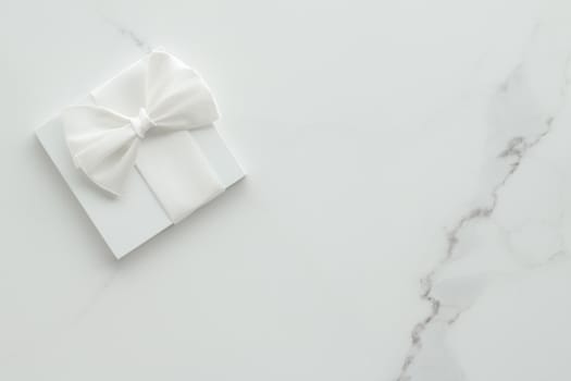 Romantic celebration, lifestyle and holiday present concept - Luxury wedding gifts on marble