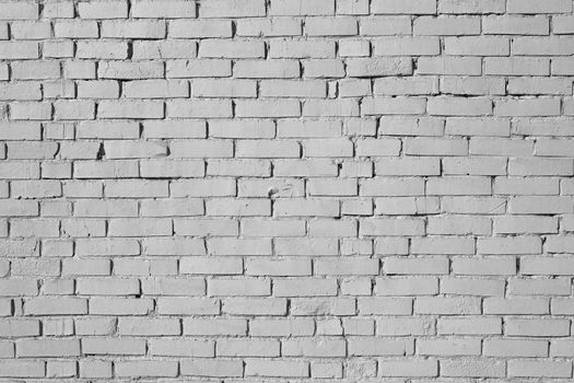 Background of wide white brick wall texture. Old brick wall stone textured, wallpaper abstract wall. Home or office design backdrop.