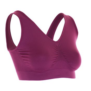 Womens sports bra red invisible ghost mannequin with a clipping path