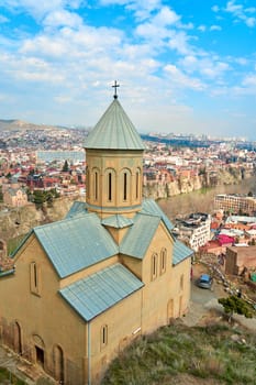 Narikala church is an ancient fortress overlooking the panorama of Tbilisi.