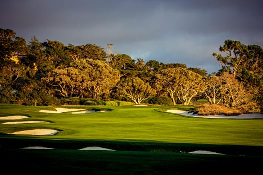 Pebble Beach golf course, Monterey, California, usa