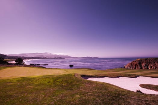 Pebble Beach golf course, Monterey, California, usa