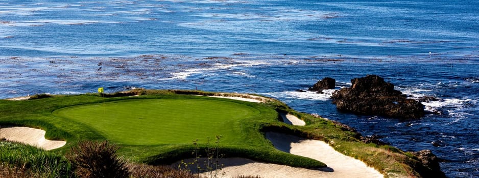 Pebble Beach golf course, Monterey, California, usa