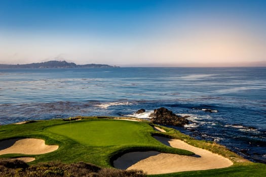 Pebble Beach golf course, Monterey, California, usa