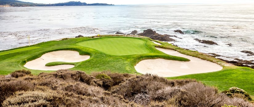 Pebble Beach golf course, Monterey, California, usa