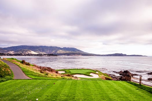 Pebble Beach golf course, Monterey, California, usa