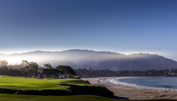 Pebble Beach golf course, Monterey, California, usa