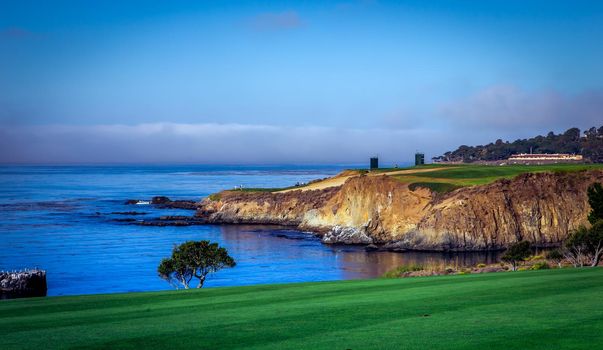 Pebble Beach golf course, Monterey, California, usa