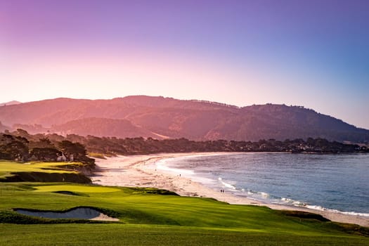 Pebble Beach golf course, Monterey, California, usa