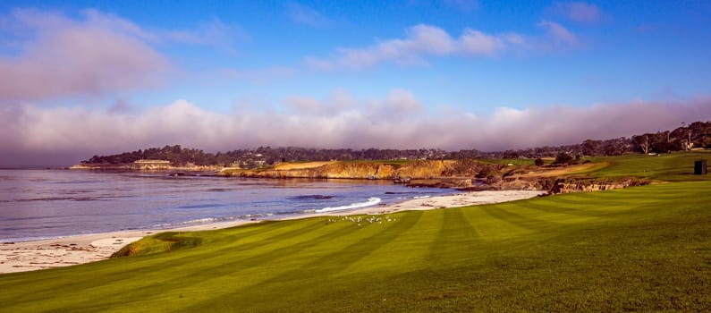 Pebble Beach golf course, Monterey, California, usa