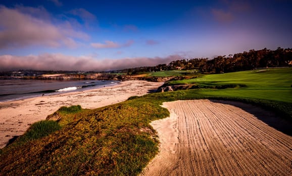 Pebble Beach golf course, Monterey, California, usa