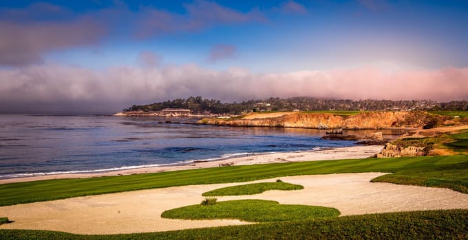 Pebble Beach golf course, Monterey, California, usa