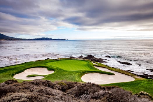 Pebble Beach golf course, Monterey, California, usa