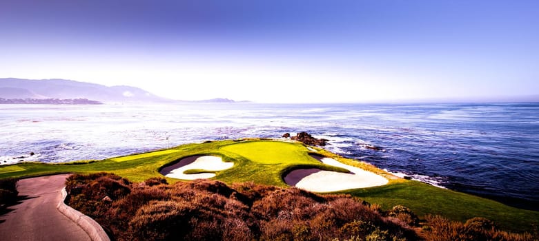 Pebble Beach golf course, Monterey, California, usa