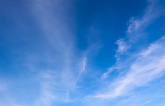 Background of blue sky with clouds