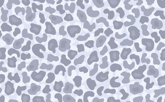 Abstract modern leopard seamless pattern. Animals trendy background. Grey decorative vector stock illustration for print, card, postcard, fabric, textile. Modern ornament of stylized skin.